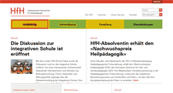 Desktop Screenshot of hfh.ch
